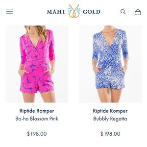 mahi gold romper